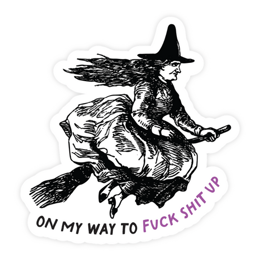 Witchy Shit Sticker