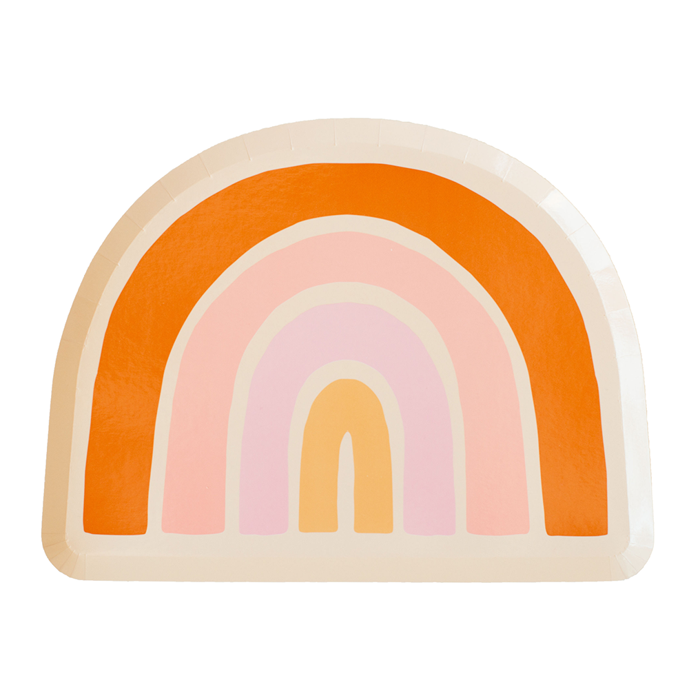 Rainbow Paper Plates