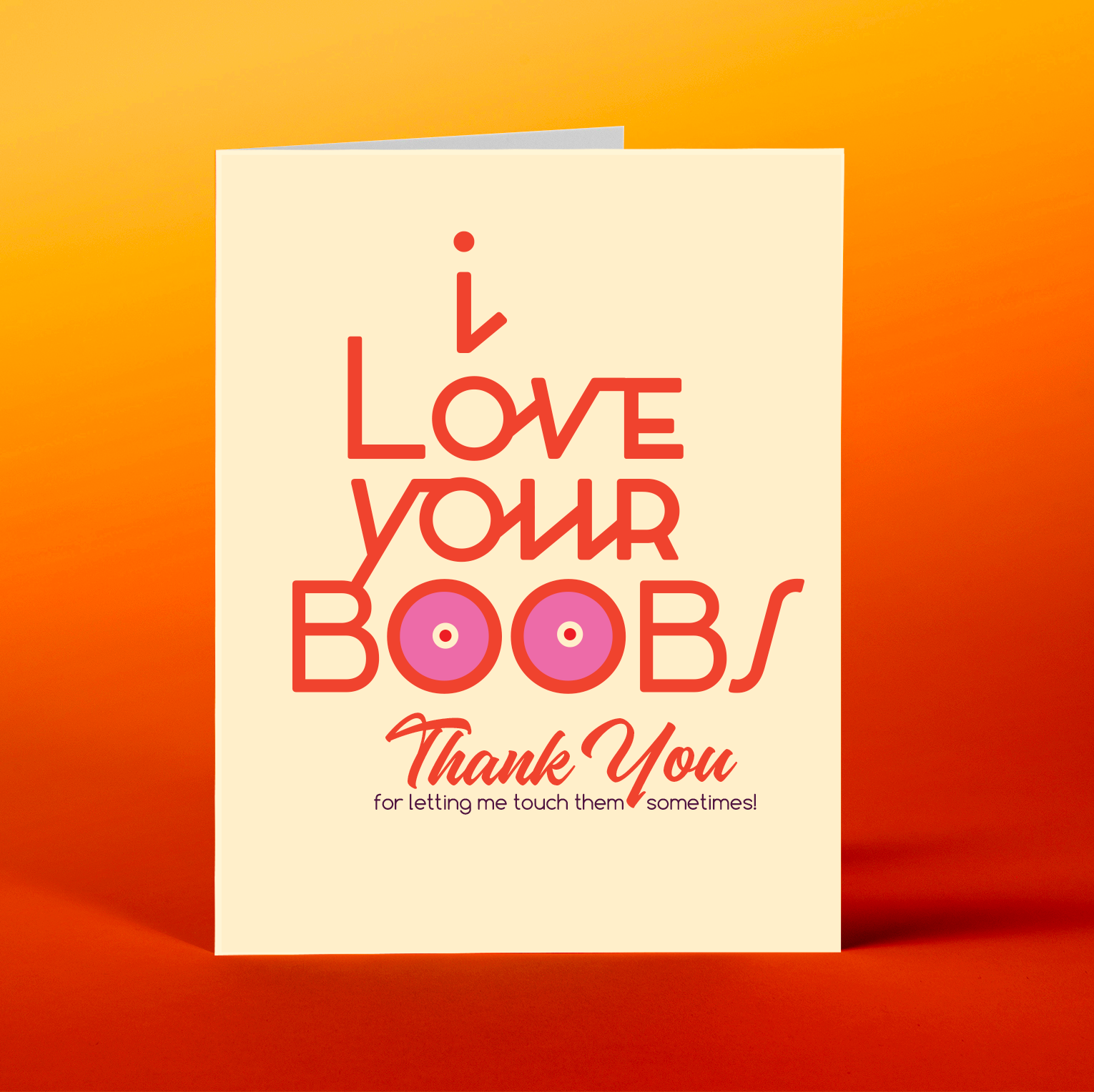 Boobs Card – Pop Balloon Bar + Party
