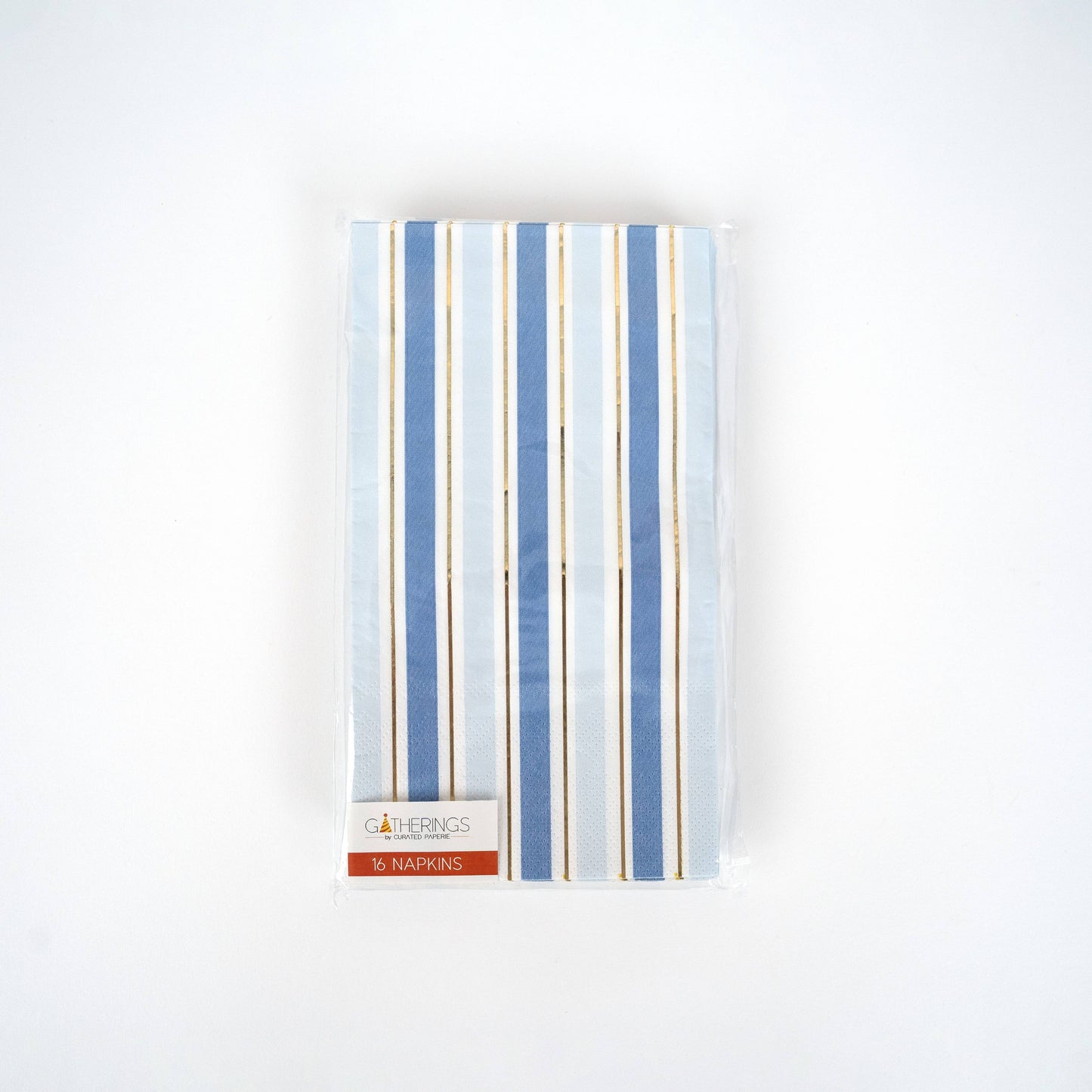 Blue Striped Guest Towel Napkins