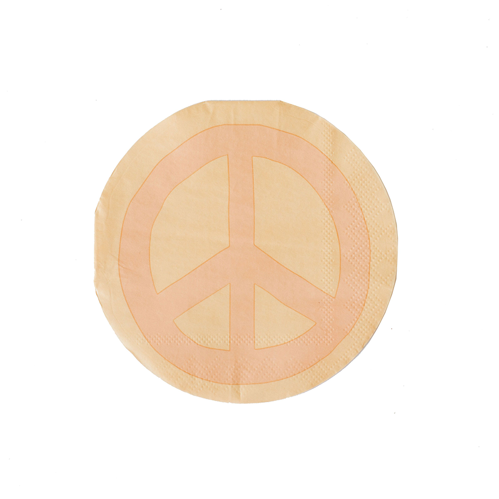 Peace Sign Paper Napkins
