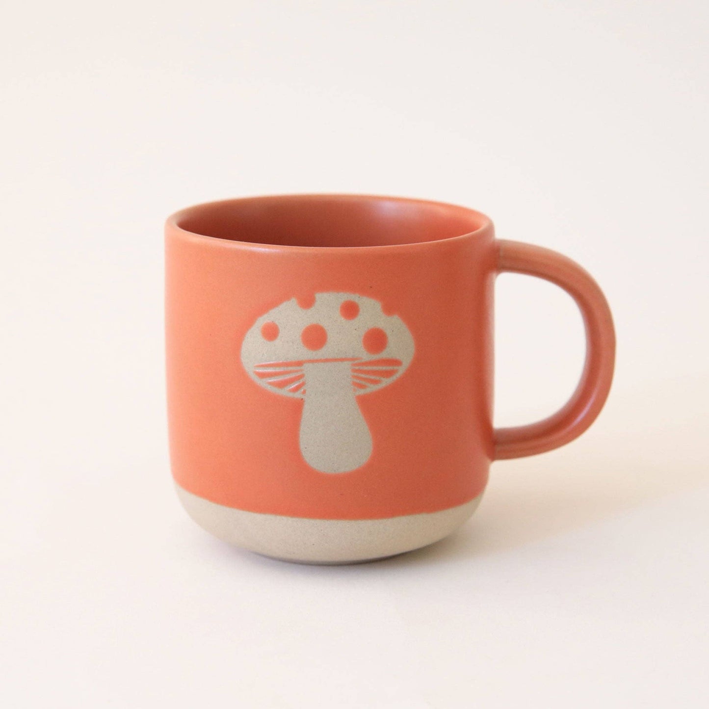 Retro Mushroom Ceramic Mug