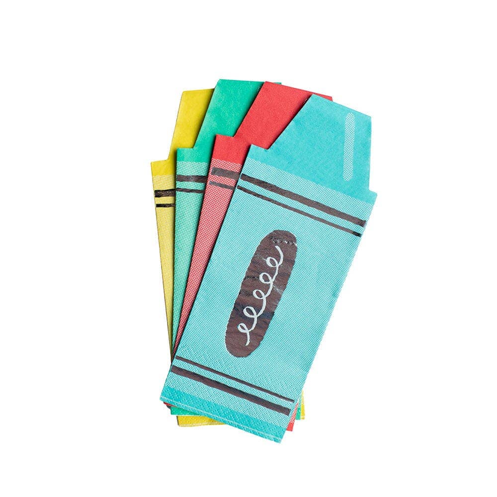 School Days Crayon Napkins