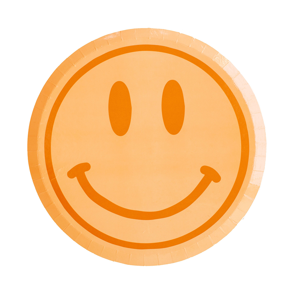 Smile Paper Plates