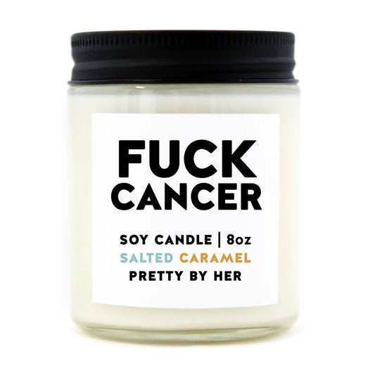 Fuck Cancer Candle