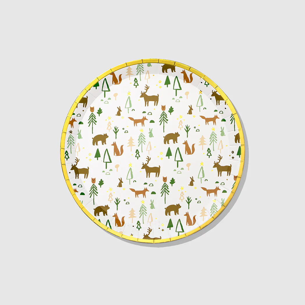 Woodland Paper Plates