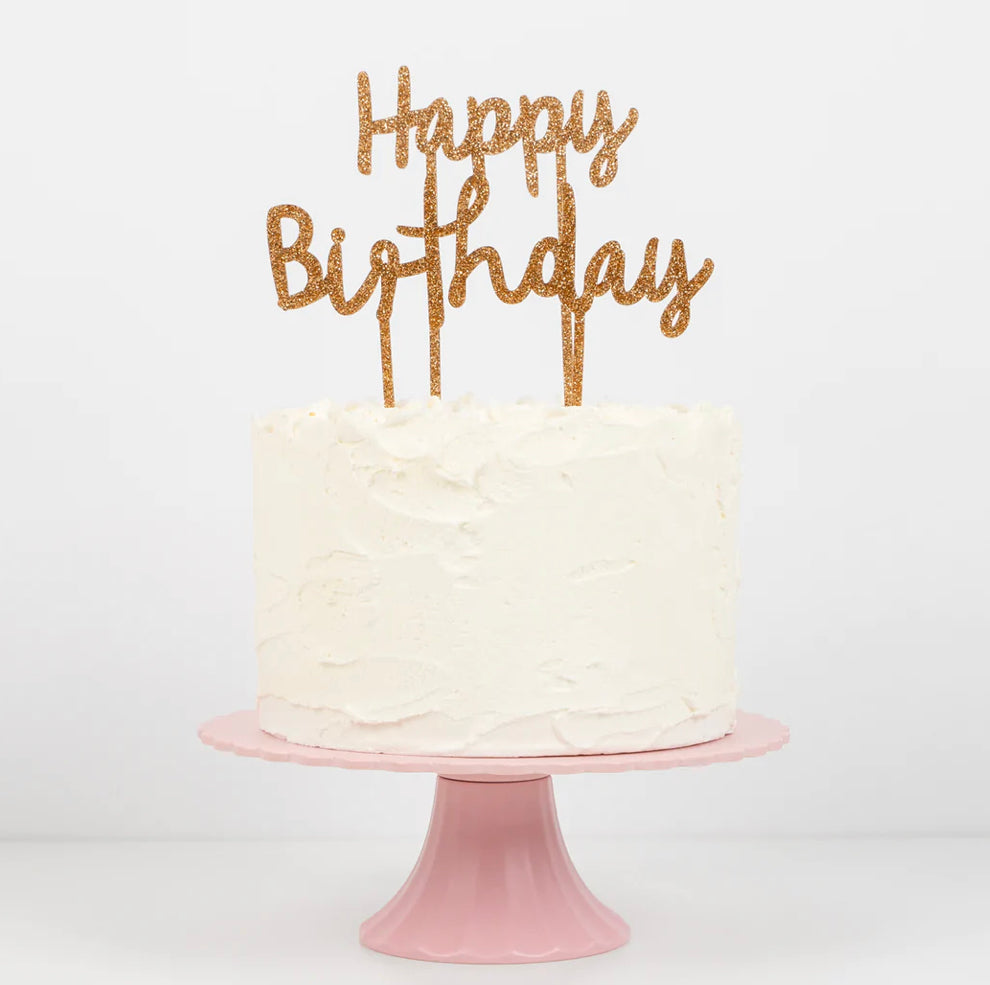 Happy Birthday Acrylic Toppers