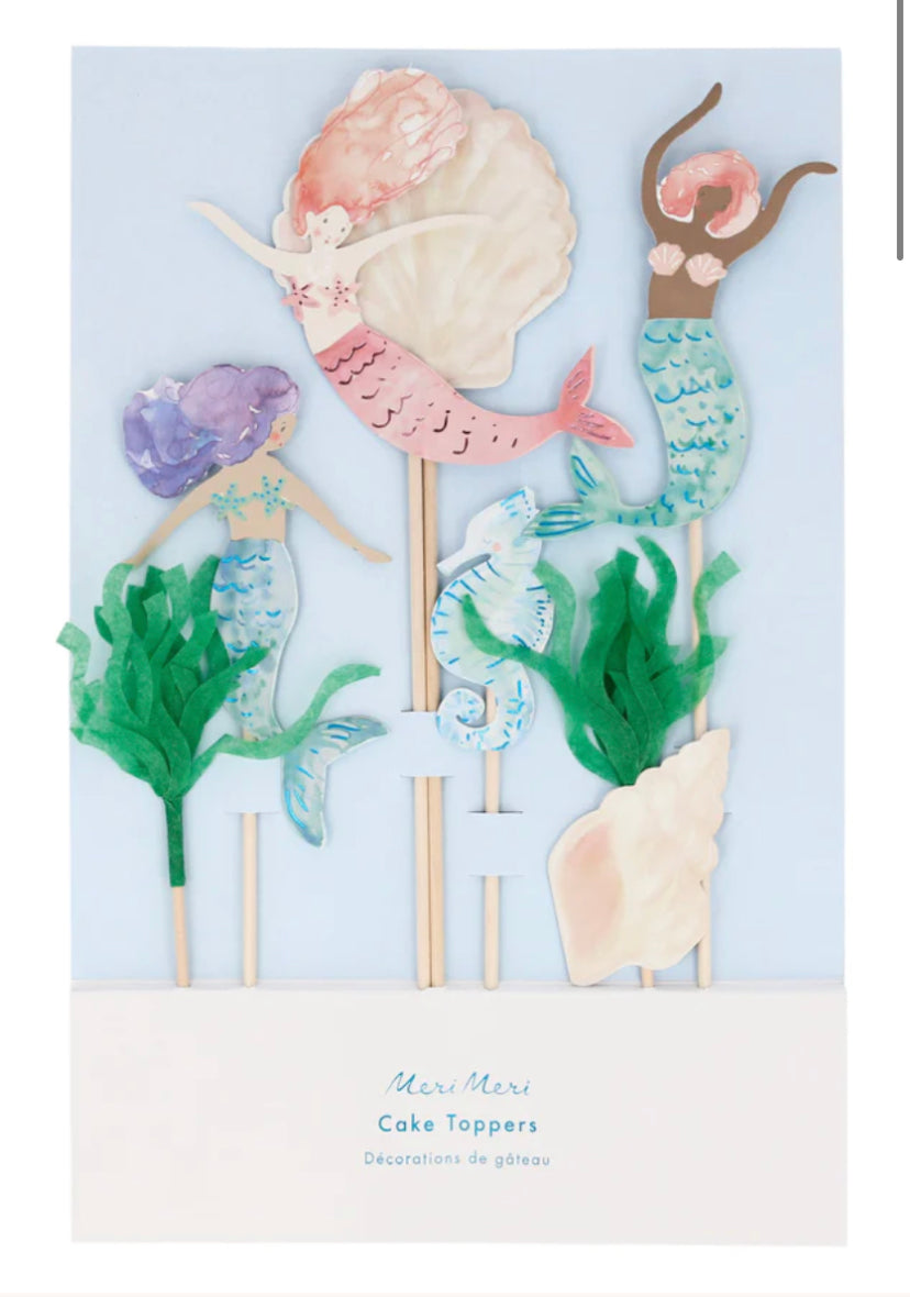 Mermaid Cake Toppers