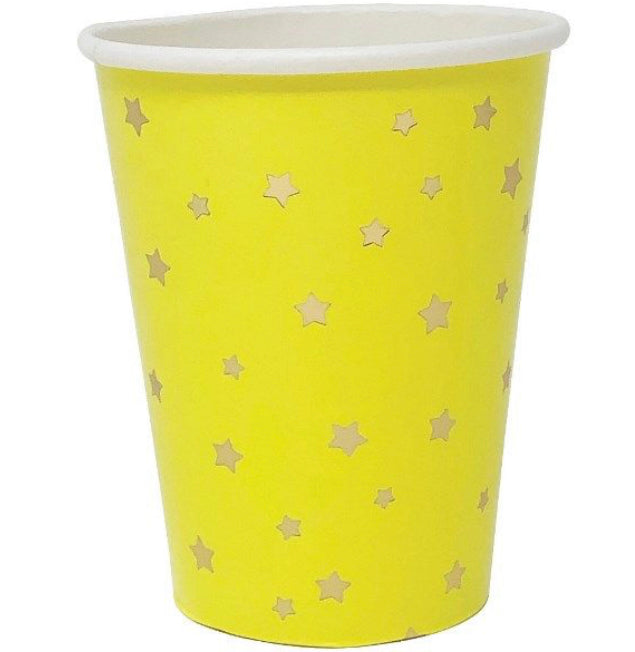 Foil Gold Star Cups