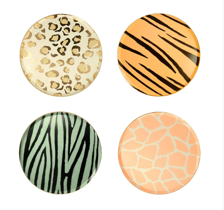 Safari Animal Print Side Plates