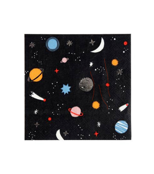 Space Paper Cocktail Napkins