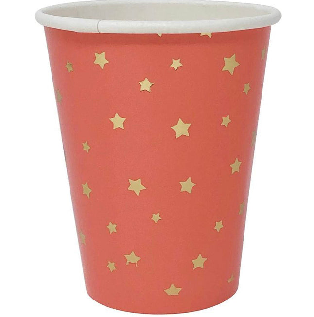 Foil Gold Star Cups