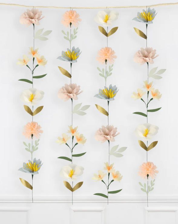 Pastel Flower Wall