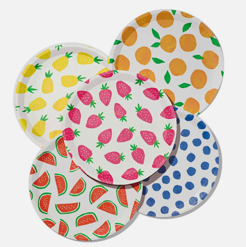 Fruit Punch Plates - Large