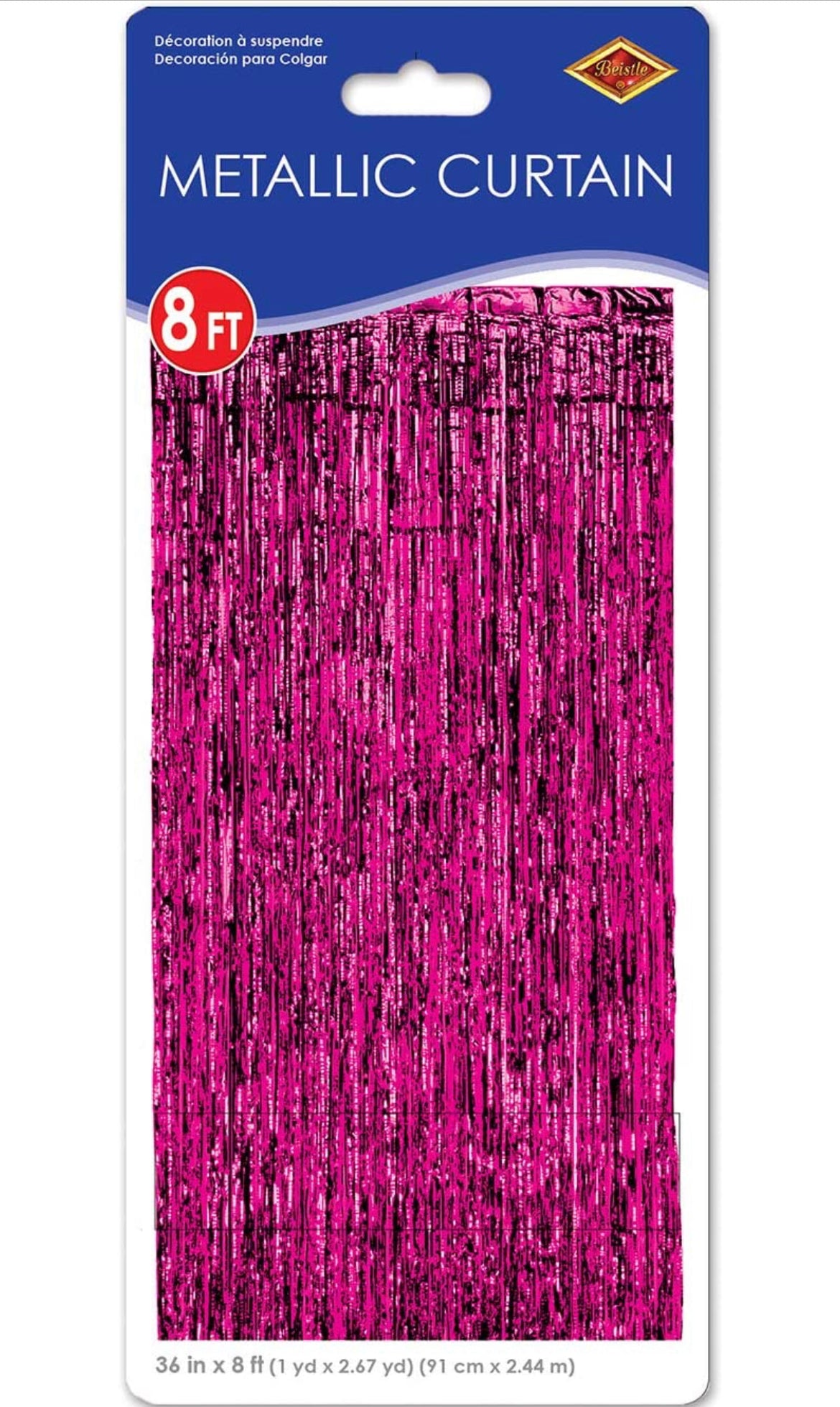 Metallic Fringe Curtain