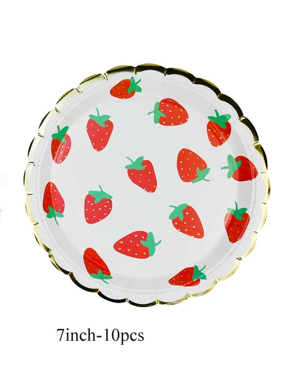 Strawberry Plates