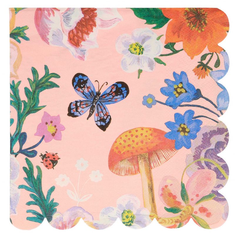 Nathalie Lete Flora Paper Cocktail Napkins