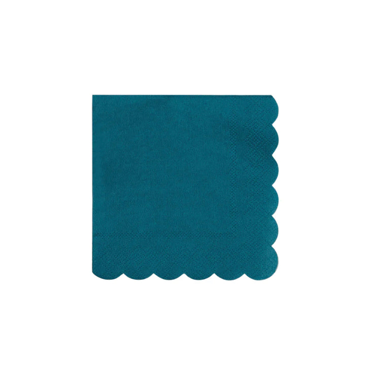 Scalloped Cocktail Napkins