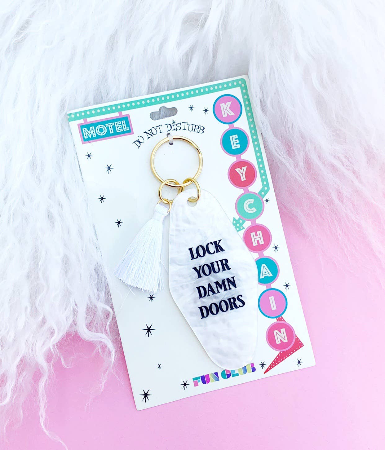 Lock Your Damn Doors Keychains