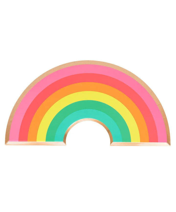 Bright Rainbow Plate