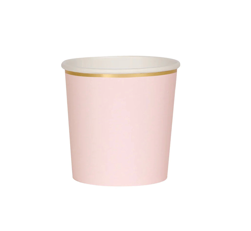 Gold Foil Paper Goblet Cups