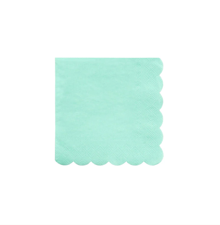 Scalloped Cocktail Napkins