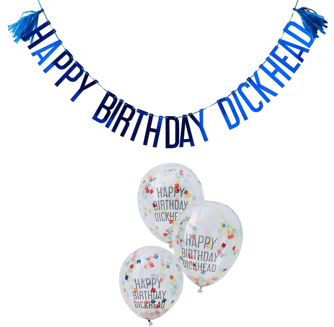 Happy Birthday Dickhead Party Kit