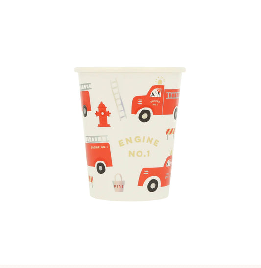 Fire Truck Cups