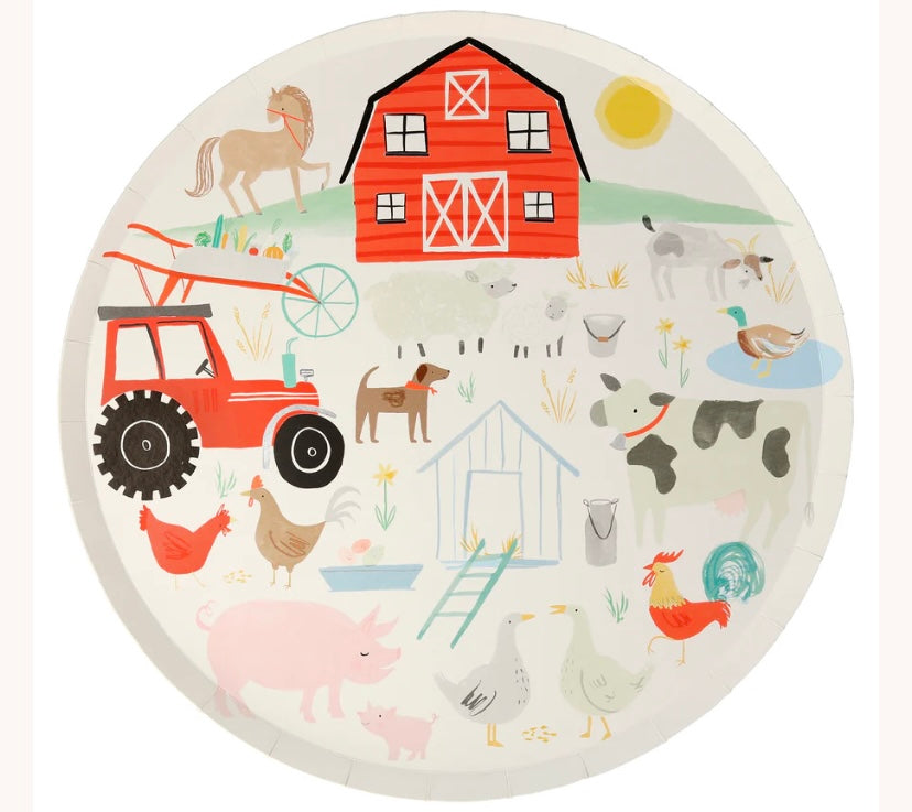 On The Farm Dinner Plates