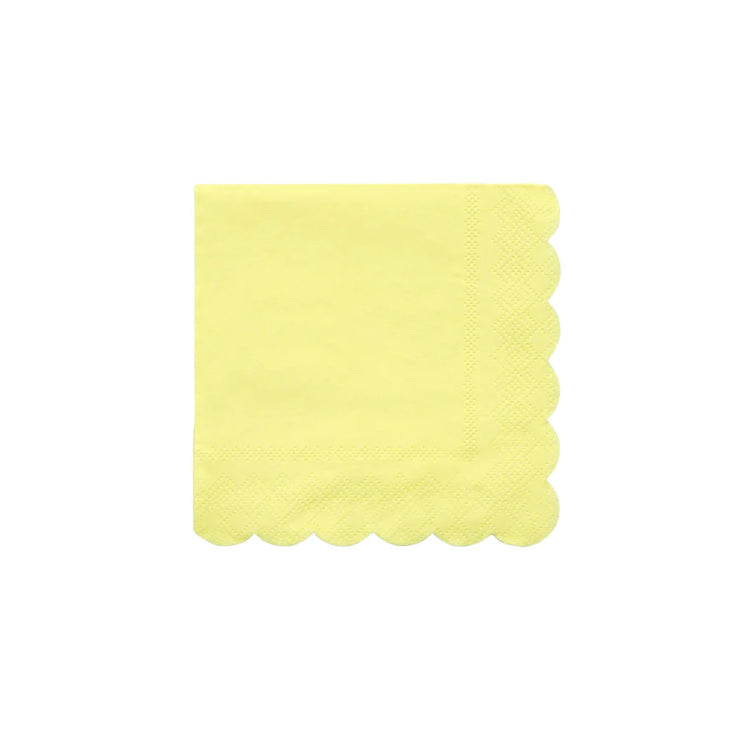 Scalloped Cocktail Napkins