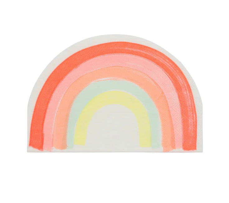 Neon Rainbow Napkin