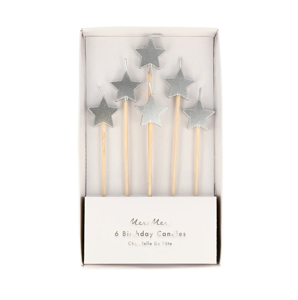 Silver Star Candles