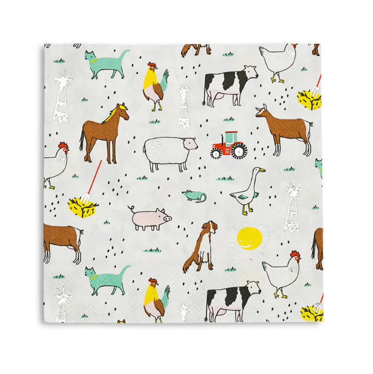 On the Farm Napkins - Large