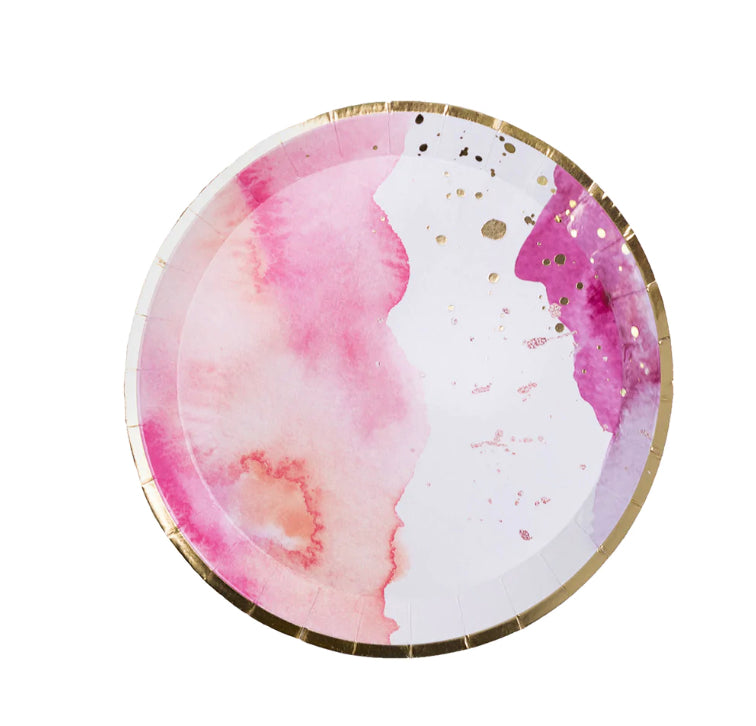Pretty in Pink Dessert Plate