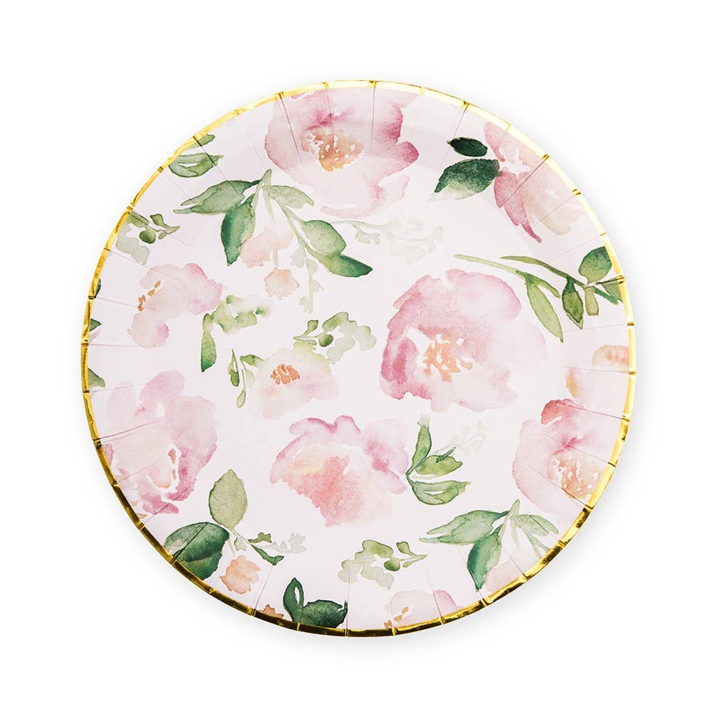 Floral Garden Paper Plates