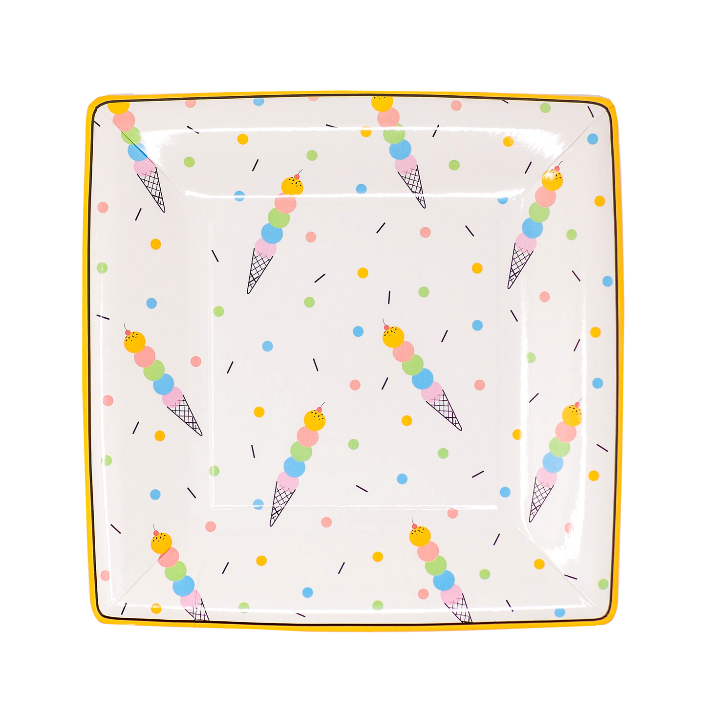 Ice Cream Cones Paper Plates