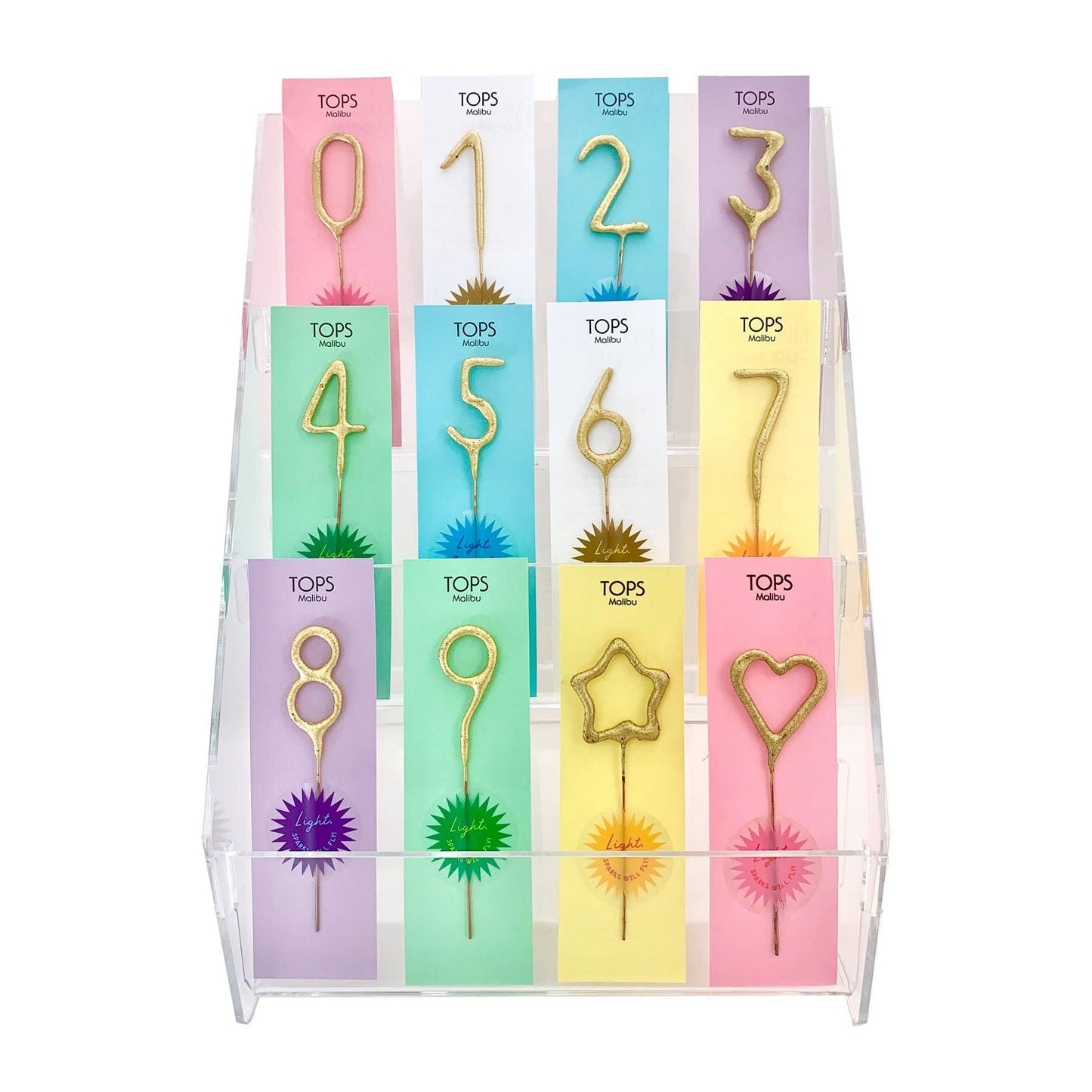 Mini Number Sparkler Candles