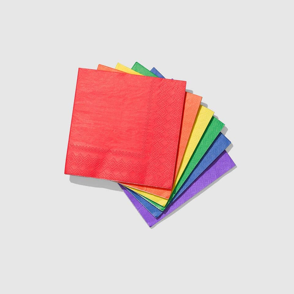 Rainbow Paper Napkins