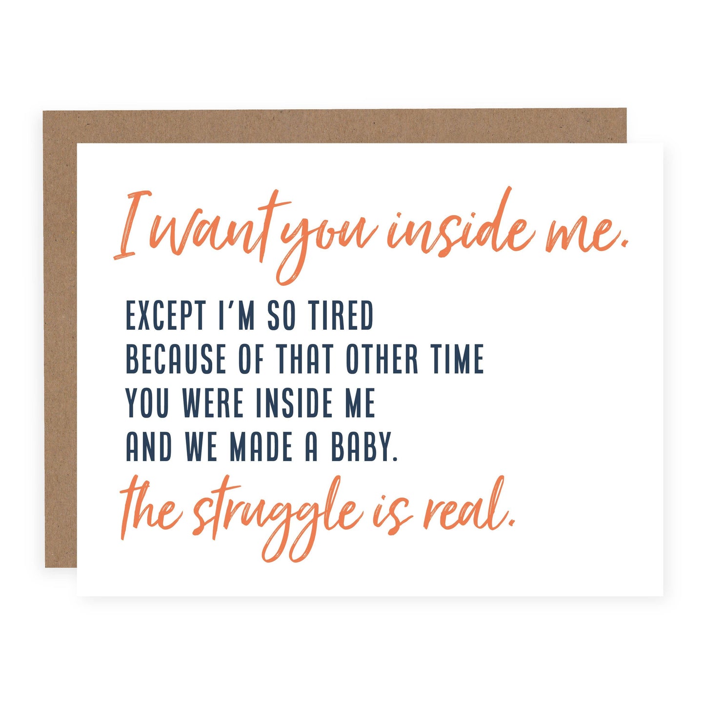 I Want You Inside Me Card