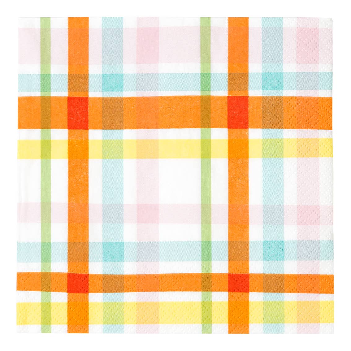 Spring Check Napkins