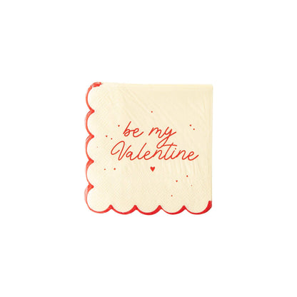 Be My Valentine  Cocktail Napkin