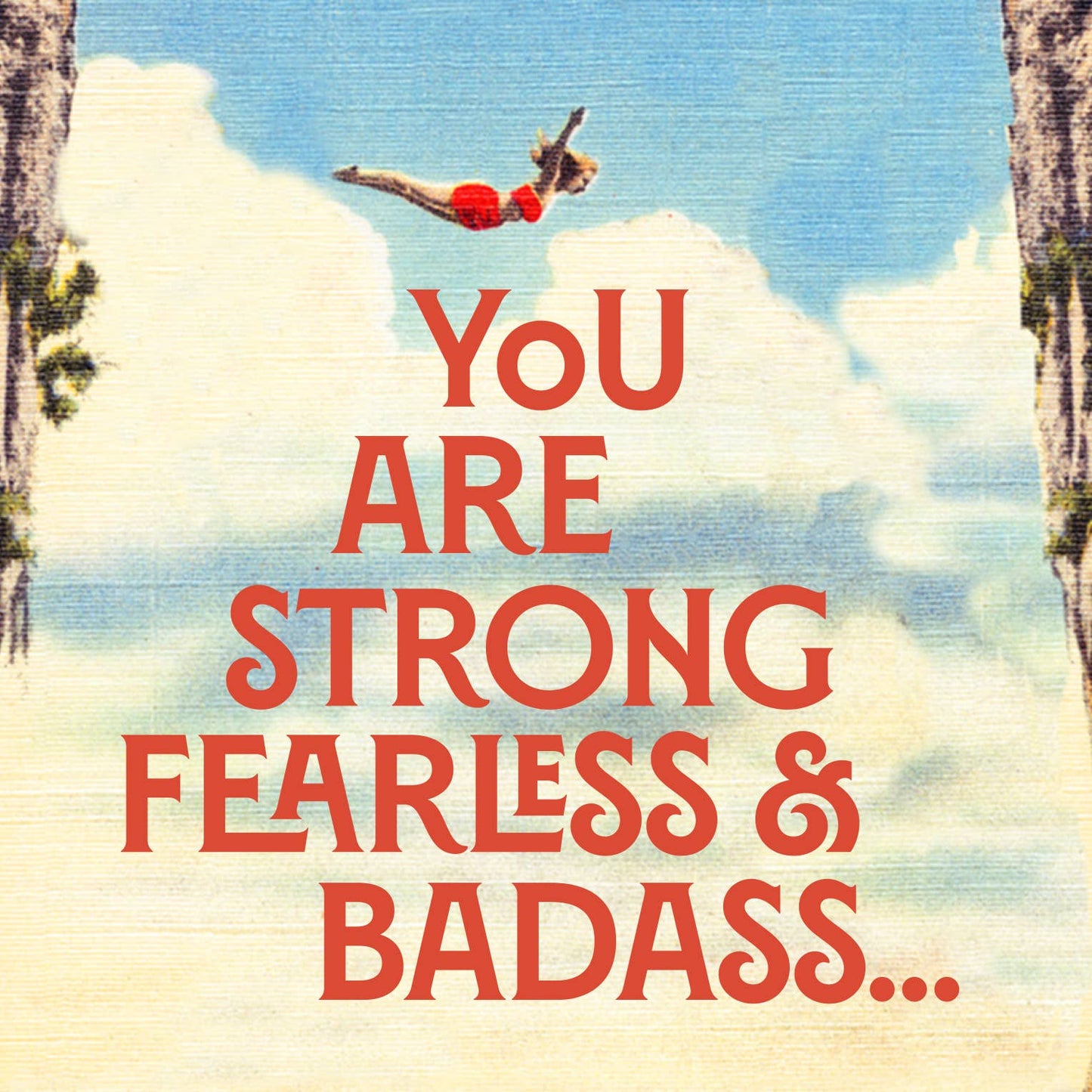 FEARLESS encouragement card