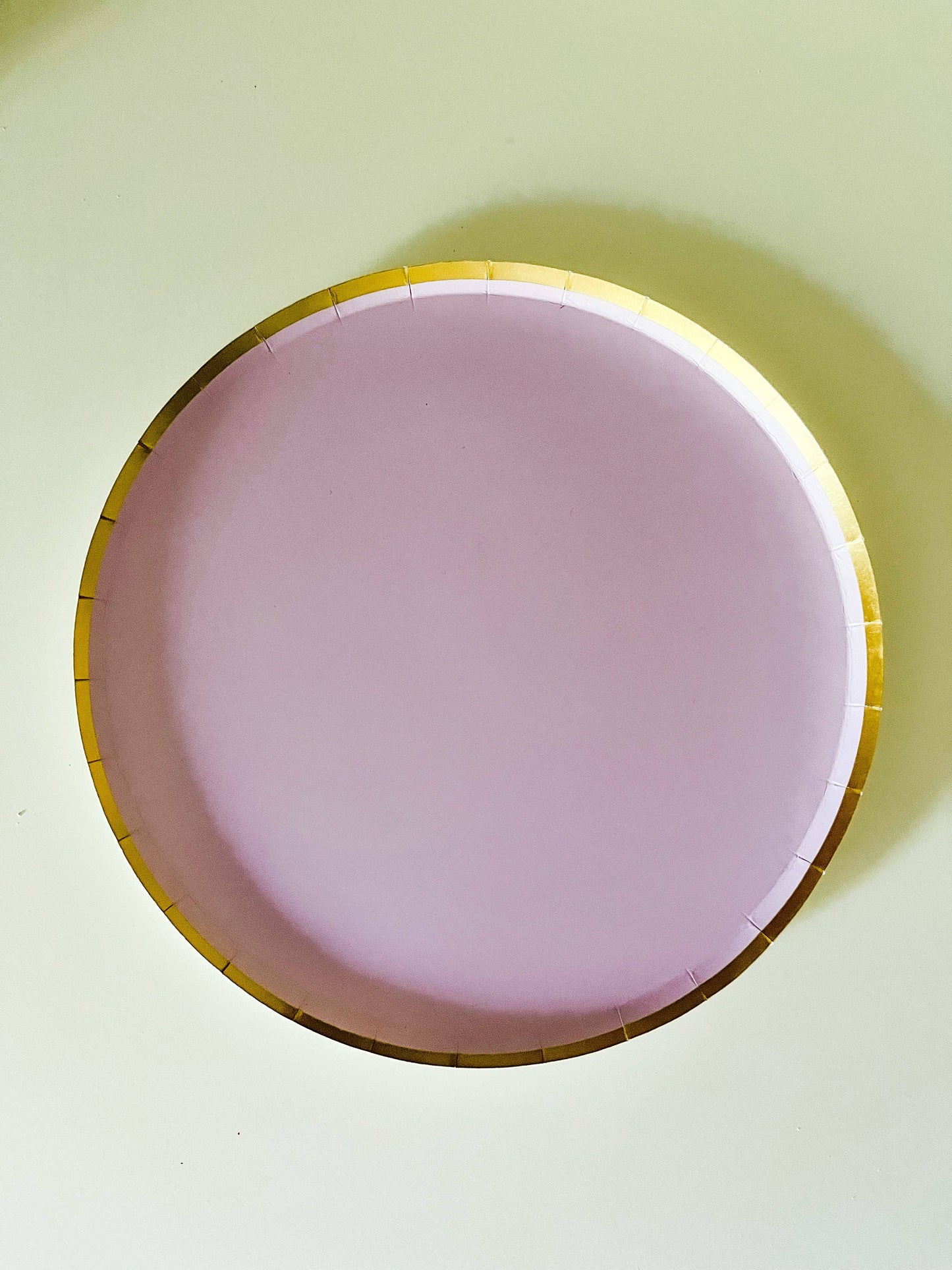 Gold & Classic Purple Plate