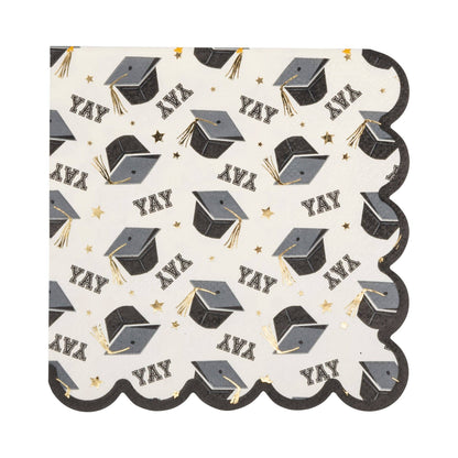 Yay Cap Pattern Cocktail Napkin