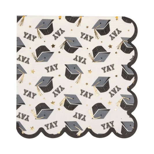 Yay Cap Pattern Cocktail Napkin
