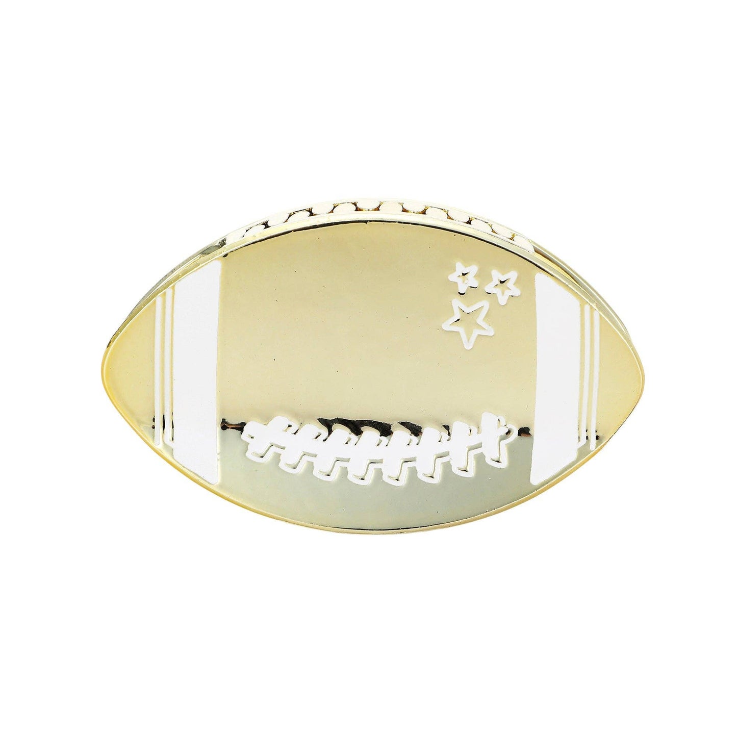 GO FOR THE GOLD FOOTBALL CLAW CLIP