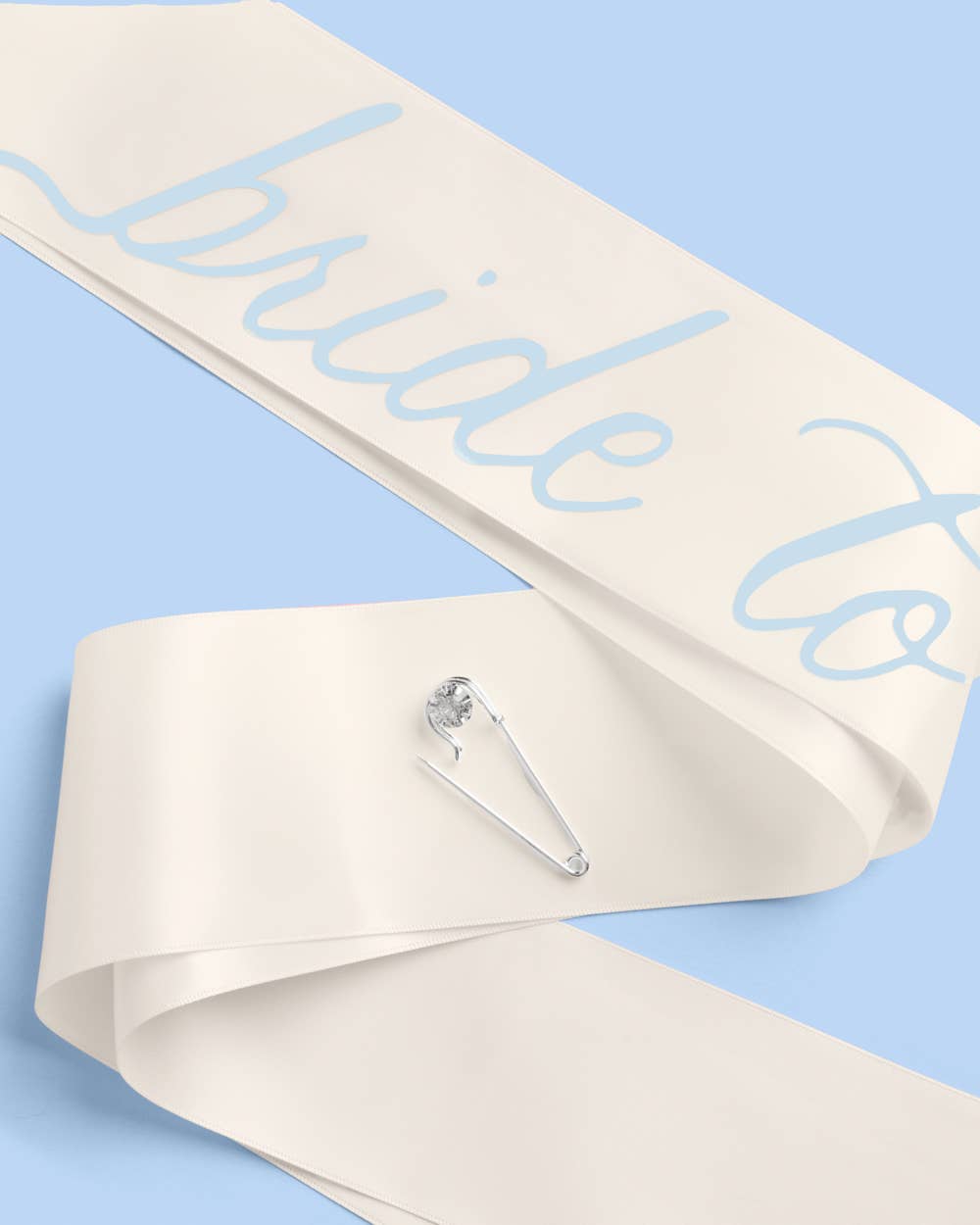 Something Blue Bride To Be Sash