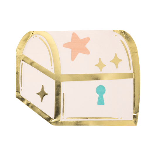 Mermaid Treasure Chest Napkin