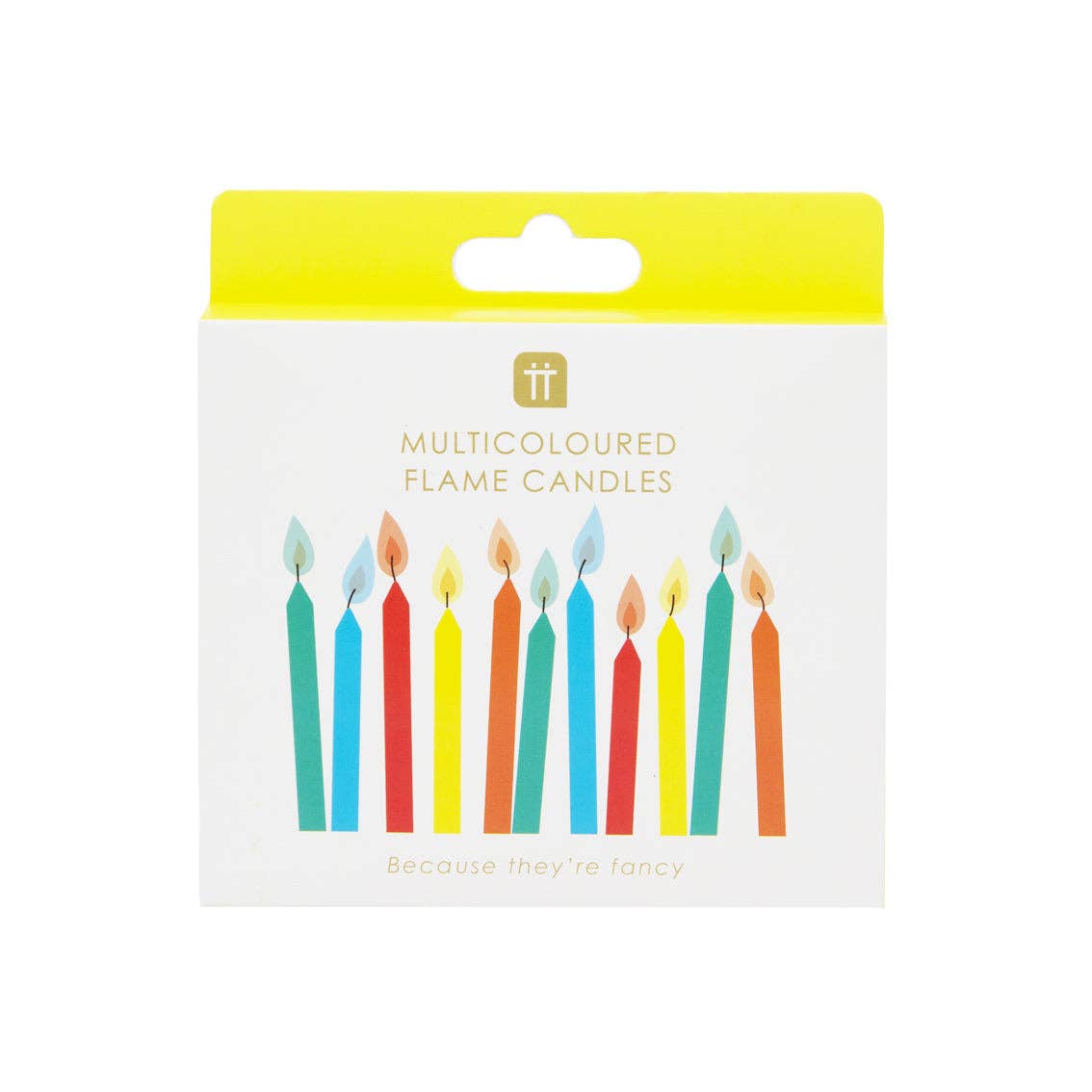 Rainbow Flame Birthday Candles