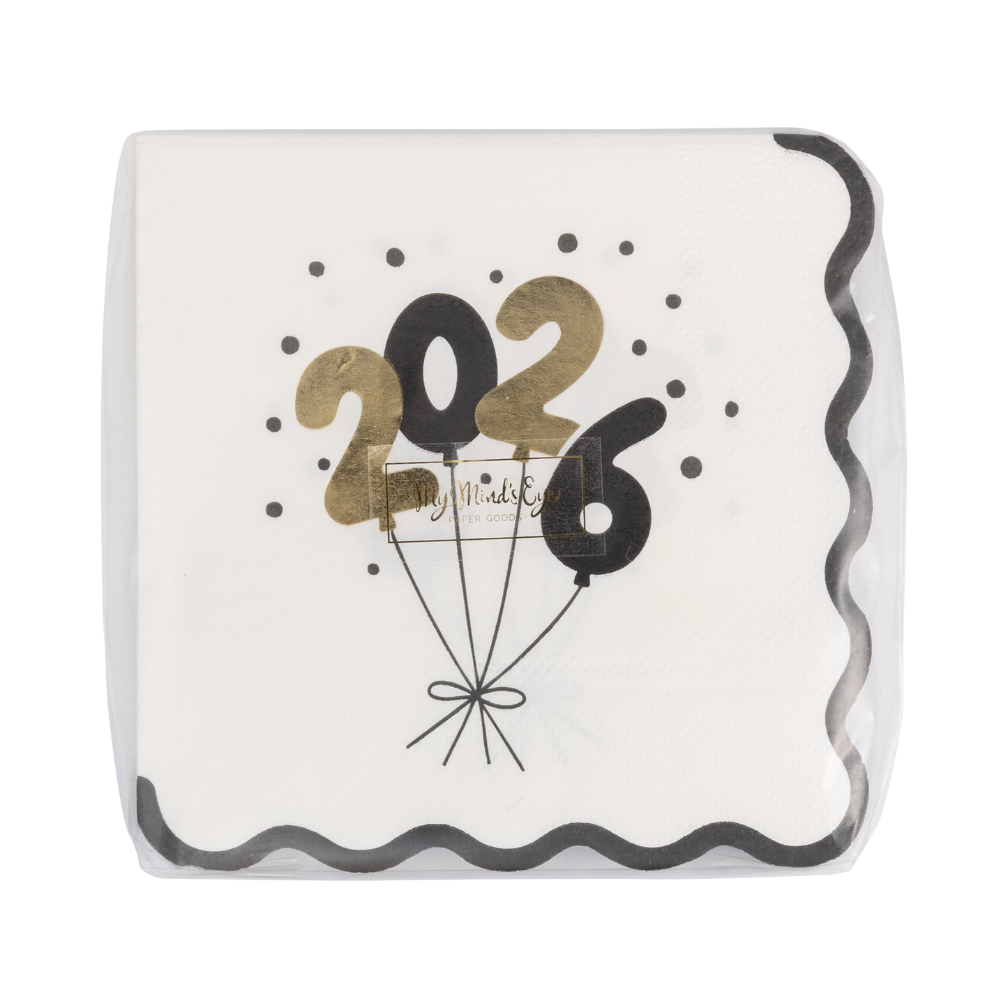 2026 Balloons Cocktail Napkin